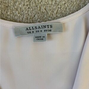 All Saints silk mini dress